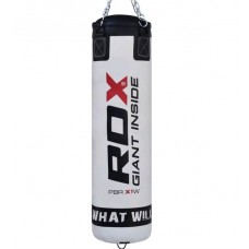 Боксерський мішок RDX Leather White 1.2 м, 40-50 кг