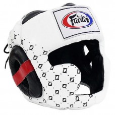 Боксерський шолом Fairtex HG10 Super Sparing White