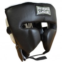 Боксерський шолом RING TO CAGE Japanese Style Sparring Headgear Чорний / Чорний R81BK