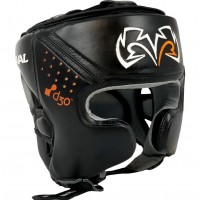 Боксерський шолом RIVAL d3o Intelli-Shock Pro Training Headgear RHG10 чорний