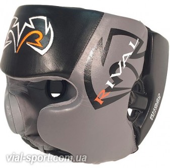 Боксерський шолом RIVAL RHG20 Boxing Headgear чорний / сірий