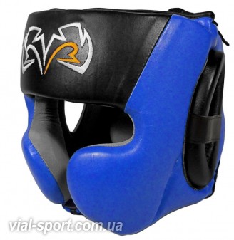 Боксерський шолом RIVAL RHG30 Boxing Headgear чорний синій