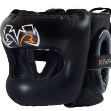 Боксерський шолом з бампером RIVAL Guerrero Facesaver Headgear RHGFS3 чорний