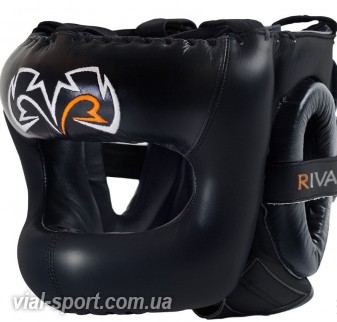 Боксерський шолом з бампером RIVAL Guerrero Facesaver Headgear RHGFS3 чорний