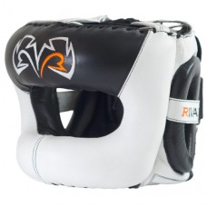 Боксерський шолом з бампером RIVAL Guerrero Facesaver Headgear RHGFS3 чорний / білий 