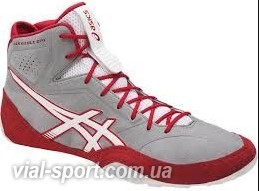 БОРЦОВКИ ASICS DAN GABLE EVO ALUMINIUM / WHITE / CLASSIC RED J700Y-9601