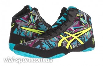 Борцовки Asics JB Elite V2.0 Comics yellow/blue