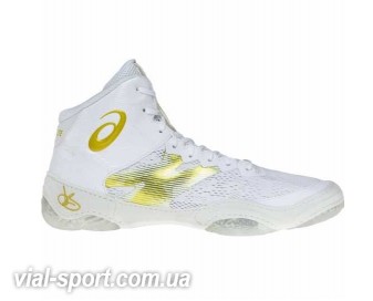 Борцовки Asics jb elite iv brilliant white / rich gold 1081a034-100