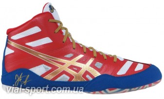 Борцовки Asics jb elite true red / oly gold / white j3a1y-2194