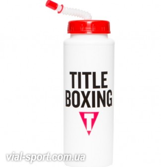 Пляшечка Title boxing 32 oz water bottle with straw