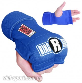 Швидкі бинти Ringside gel shock quick boxing hand wrap-blue