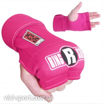 Швидкі бинти Ringside gel shock quick boxing hand wrap-pink