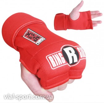 Швидкі бинти Ringside gel shock quick boxing hand wrap-red