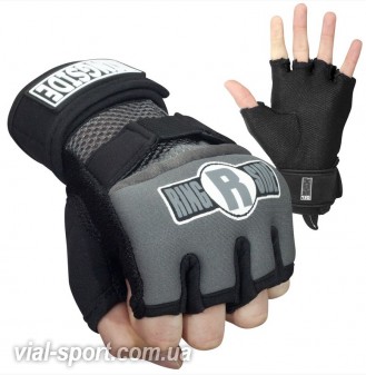 Швидкі бинти Ringside gel wraps black / silver