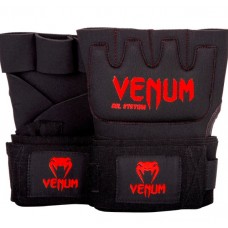 Швидкі бинти Venum kontact gel glove wraps black / red