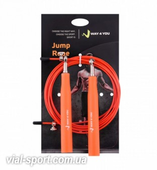 Скакалка ULTRA SPEED CABLE ROPE 3 [w40036-or] way4you помаранчева