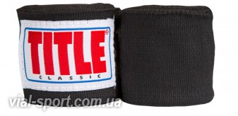 Дитячі боксерські Мексиканські бинти TITLE CLASSIC ADVANCED 108 " HAND WRAPS чорні 275см