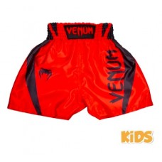 Дитячі шорти для боксу Venum Elite Boxing Shorts Red Black