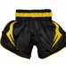 Дитячі шорти для для тайського боксу Venum Inferno Kids Muay Thai Shorts Black Yellow