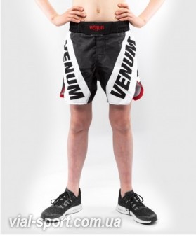 Дитячі шорти Venum Bandit Fightshorts Black Grey