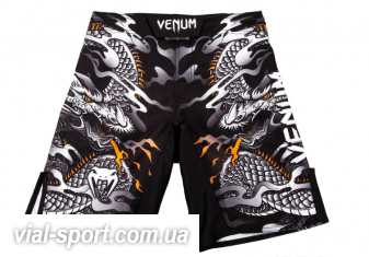 Дитячі шорти Venum Dragons Flight Kids Fightshorts-Black