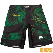 Дитячі шорти Venum Green Viper Fightshorts Black