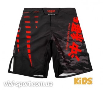 Дитячі шорти Venum Okinawa 2.0 Kids Fightshorts Black Red