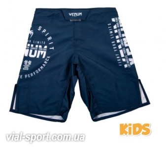 Дитячі шорти Venum Signature Fightshorts Navy Blue