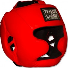 Дитячий шолом Боксерський з повним захистом RING TO CAGE Kids Sparring Headgear-chin &amp; cheek червоний KRC50