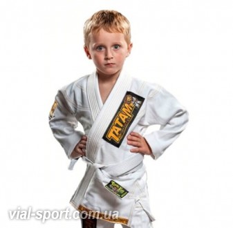 Дитяче кімоно для Джиу Джитсу Tatami Kids Animal Mini BJJ Gi White