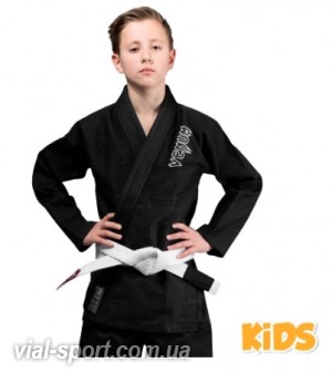 Дитяче кімоно Venum Contender Kids BJJ Gi Black