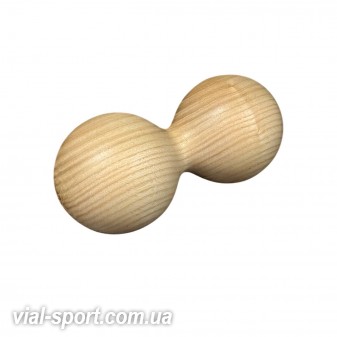 Подвійний масажний шар -дерев’яний масажер для тригерних точок