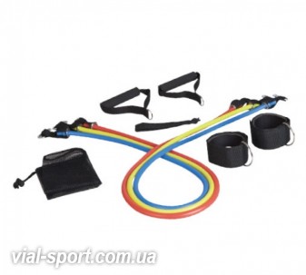 Еспандери з петлями LiveUp EXPANDER SET, Набір 3 шт., LS3218