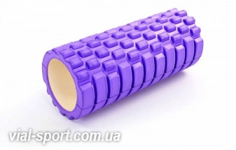 Foam Roller (масажний ролер одноколірний) V Way4you фіолетовий