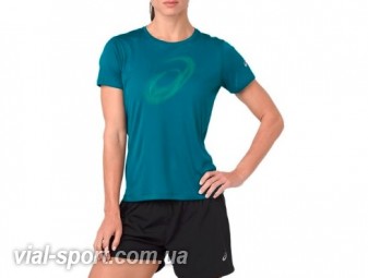 Футболка бігова жіноча ASICS SILVER SS TOP #2 GRAPHIC 2012A027-402