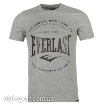 Футболка Everlast logo t-shirt mens marl bronx