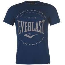 Футболка Everlast logo t-shirt mens navy bronx