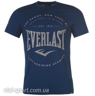 Футболка Everlast logo t-shirt mens navy bronx