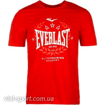 Футболка Everlast logo t-shirt mens red laurel