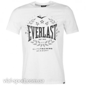 Футболка Everlast logo t-shirt mens white laurel 