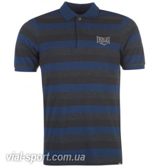 Футболка Everlast stripe polo shirt mens navy