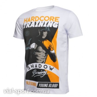 Футболка Hardcore Training Shadow boxing white