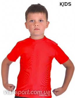 Футболка компресійна Berserk Martial Fit kids red