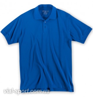 Футболка Поло тактична з коротким рукавом "5.11 Tactical Professional Polo-Short Sleeve" Academy Blue