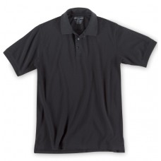 Футболка Поло тактична з коротким рукавом "5.11 Tactical Professional Polo-Short Sleeve" Black