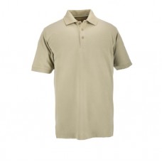 Футболка Поло тактична з коротким рукавом "5.11 Tactical Professional Polo-Short Sleeve" Silver Tan