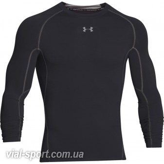 Футболка з довгим рукавом Under Armour UA HG ARMOUR LS чорна 1257471-001