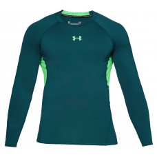 Футболка з довгим рукавом Under Armour UA HG ARMOUR LS Зелена 1257471-716