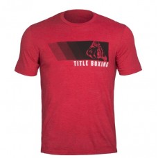 Футболка Title boxing fade tee red