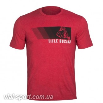 Футболка Title boxing fade tee red